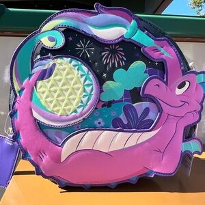 Loungefly Purple and Blue Dragon Backpack